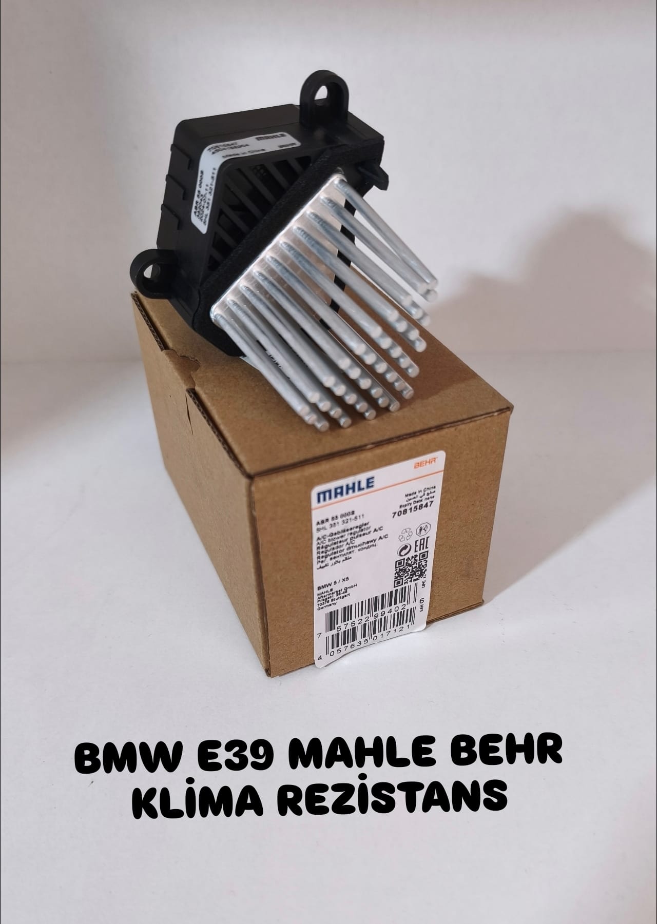 BMW E39 MAHLE GEHR KLİMA REZİSTANS