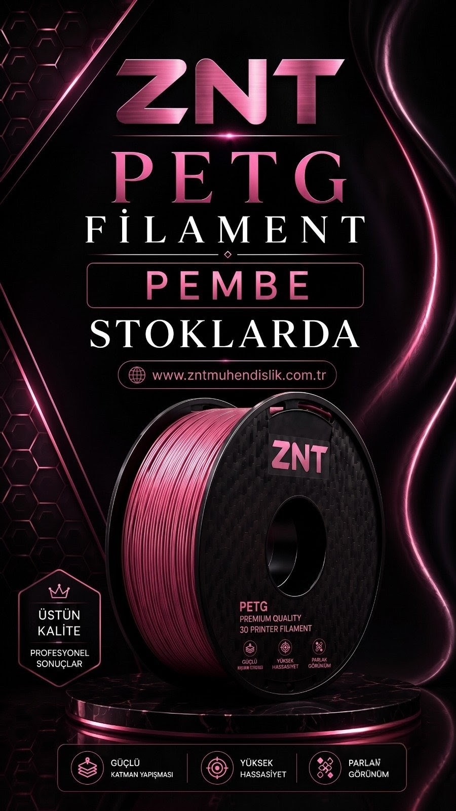 PEMBE PETG FİLAMENT