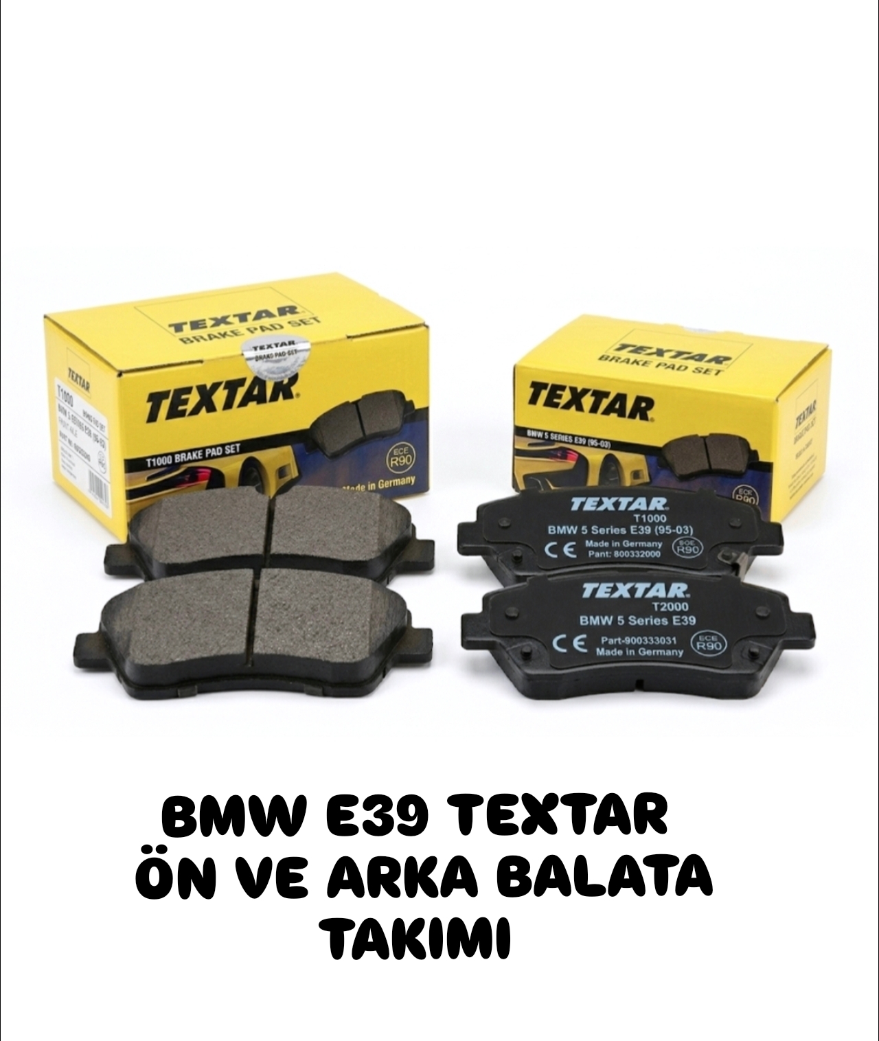 BMW E39 TEXTAR ÖN VE ARKA BALATA TAKIMI