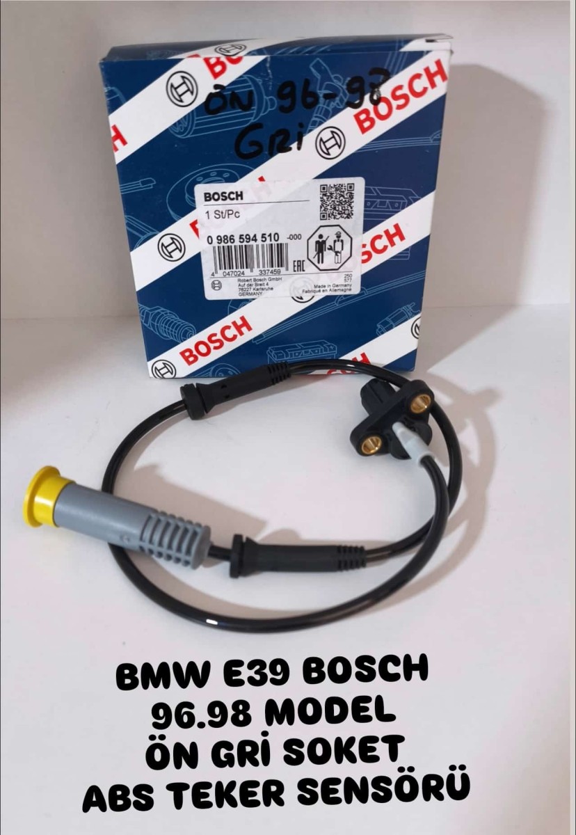 BMW E39 BOSCH 96.98 MODEL ÖN GRI SOKET ABS TEKER SENSÖRÜ