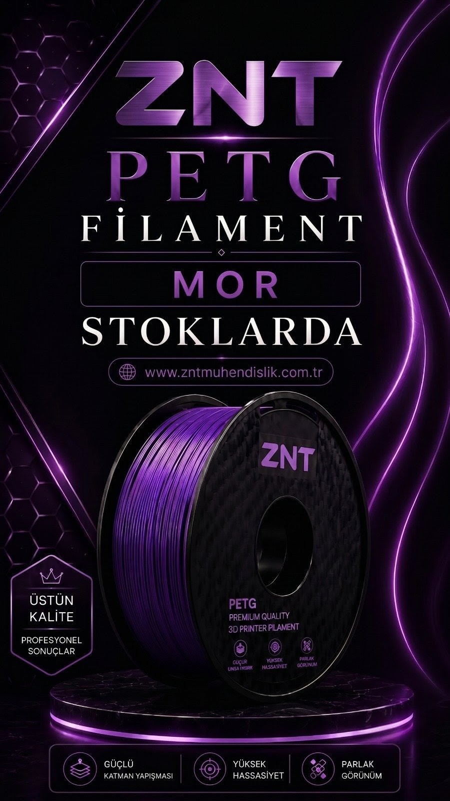 MOR PETG FİLAMENT